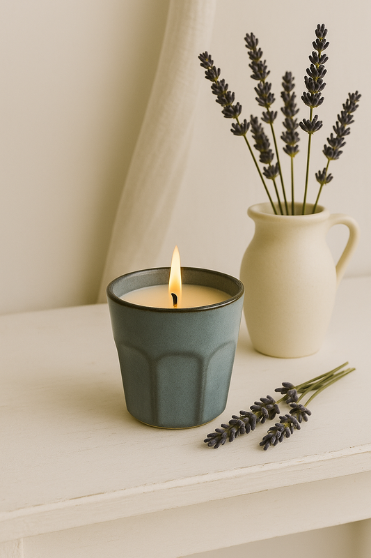 Lavender Coffee Cup Candle